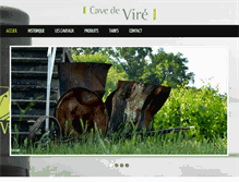 Tablet Screenshot of cavedevire.fr